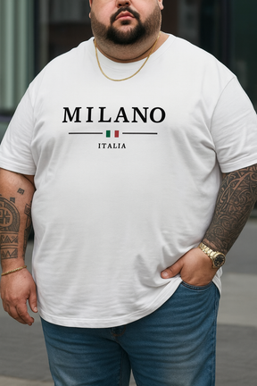 Camiseta Masculina P ao G5 Camisa em Algodão Tecido Premium Milano Lançamento