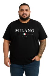 Camiseta Masculina P ao G5 Camisa em Algodão Tecido Premium Milano Lançamento