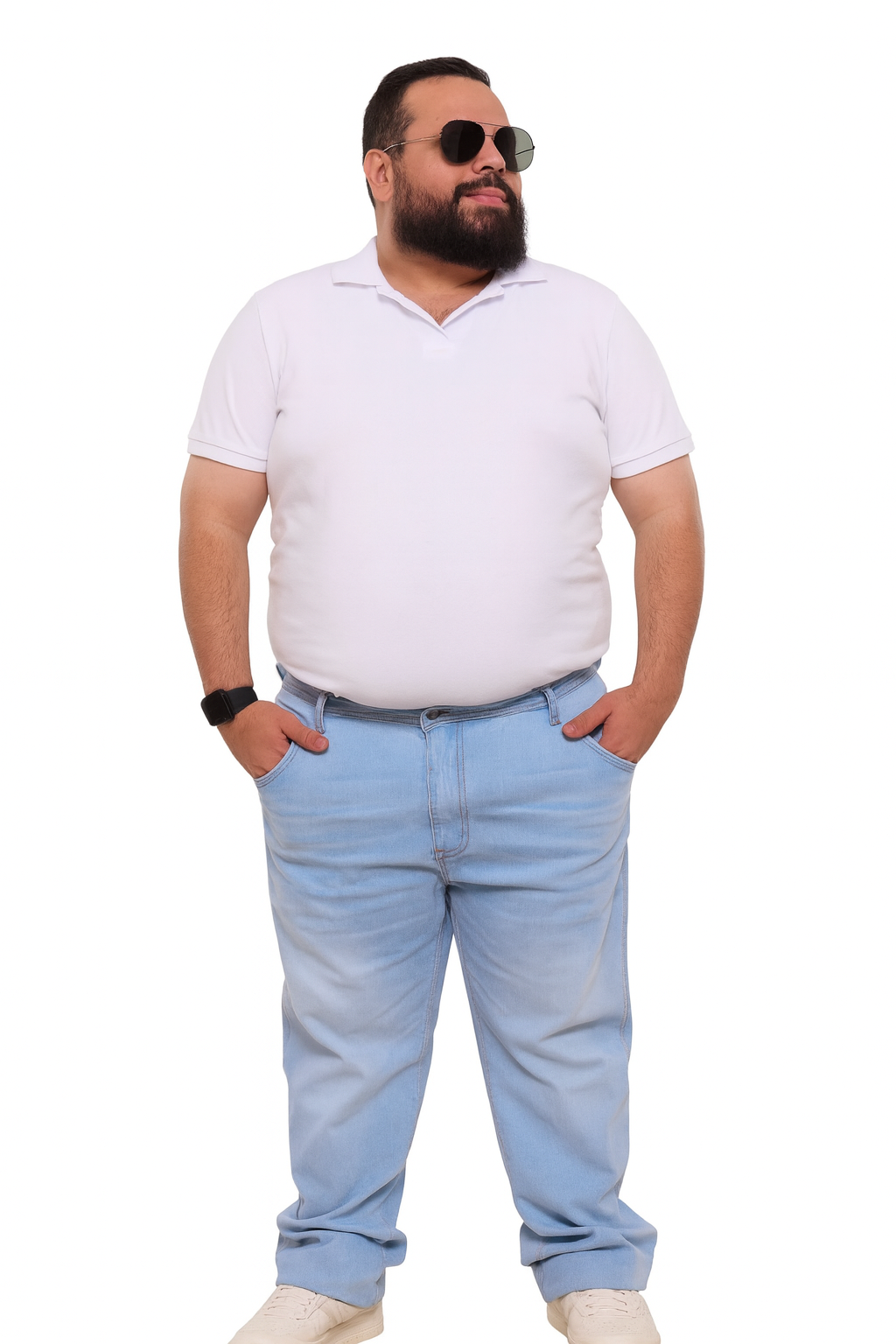 CALCA MASCULINA PLUS SIZE EXTRA LYCRA