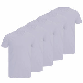 Kit 5 Camiseta Manga Curta em 100% Algodão ZAROC