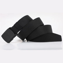 Moda Cinto Largo Masculino Nylon Fivela de Plástico Entrega rápida