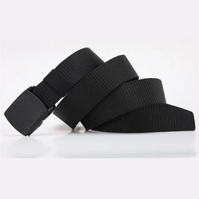 Moda Cinto Largo Masculino Nylon Fivela de Plástico Entrega rápida