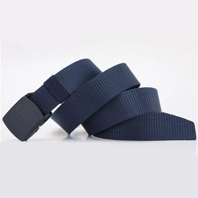 Moda Cinto Largo Masculino Nylon Fivela de Plástico Entrega rápida