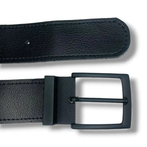 Kit 2 Cintos Masculinos Couro Sintético - 125 CM / TAMANHO AJUSTÁVEL.