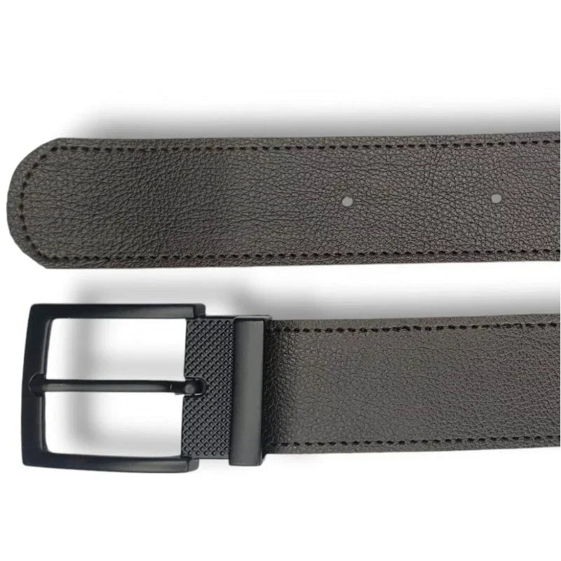 Kit 2 Cintos Masculinos Couro Sintético - 125 CM / TAMANHO AJUSTÁVEL.