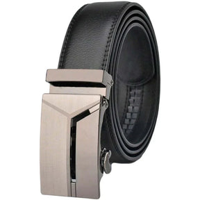 Cinto Social De Luxo Masculino Em Couro Fivela Automática