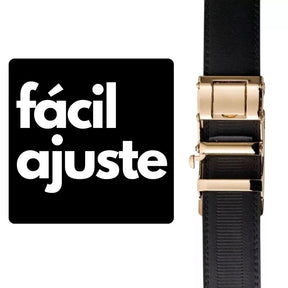 Cinto Social De Luxo Masculino Em Couro Fivela Automática