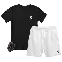 Kit Camiseta Masculina e Short Moletinho Várias Cores + Brinde