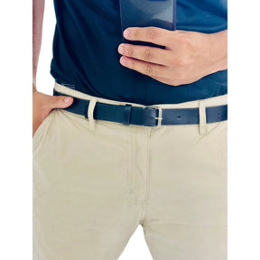 Cinto masculino plus size social basico em couro