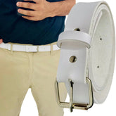 Cinto masculino plus size social basico em couro