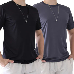 Kit 2 Camiseta Masculina Dryfit Camisa Manga Curta Gola Redonda Blusa Masculino Premium