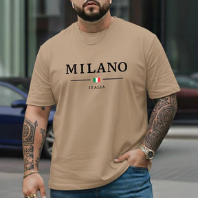 Camiseta Masculina P ao G5 Camisa em Algodão Tecido Premium Milano Lançamento