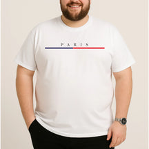 CAMISETA MASCULINA PLUS SIZE PARISIENSE
