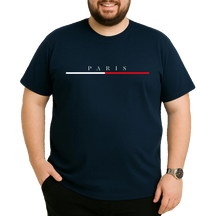CAMISETA MASCULINA PLUS SIZE PARISIENSE