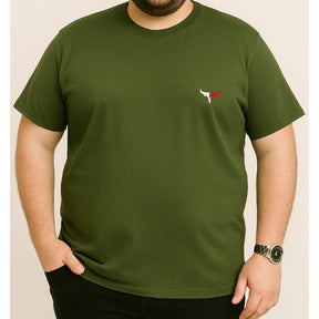 CAMISETA PLUS SIZE MASCULINA BASICA CLASSICO G1 AO G5 TAMANHO GRANDE LINHA PREMIUM PLUS016