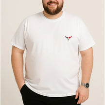 CAMISETA PLUS SIZE MASCULINA BASICA CLASSICO G1 AO G5 TAMANHO GRANDE LINHA PREMIUM PLUS016