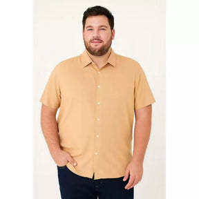 CAMISA SOCIAL VISCOLINHO PREMIUM PLUS SIZE