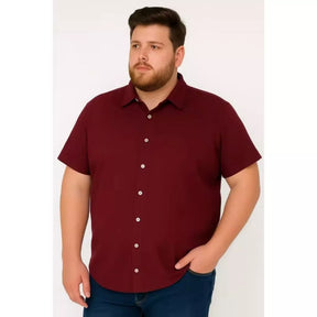 CAMISA SOCIAL VISCOLINHO PREMIUM PLUS SIZE