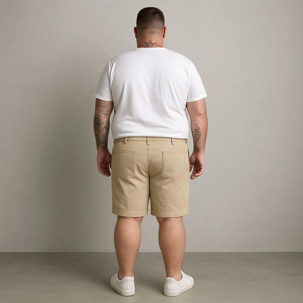 Bermuda Sarja Masculina Plus Size 48 ao 58 Brim Extra Grande