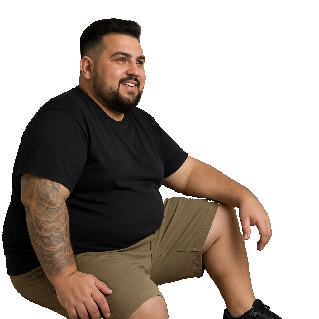 Bermuda Sarja Masculina Plus Size 48 ao 58 Brim Extra Grande