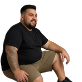 Bermuda Sarja Masculina Plus Size 48 ao 58 Brim Extra Grande