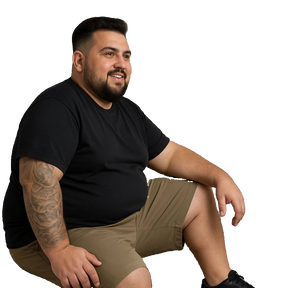 Bermuda Sarja Masculina Plus Size 48 ao 58 Brim Extra Grande