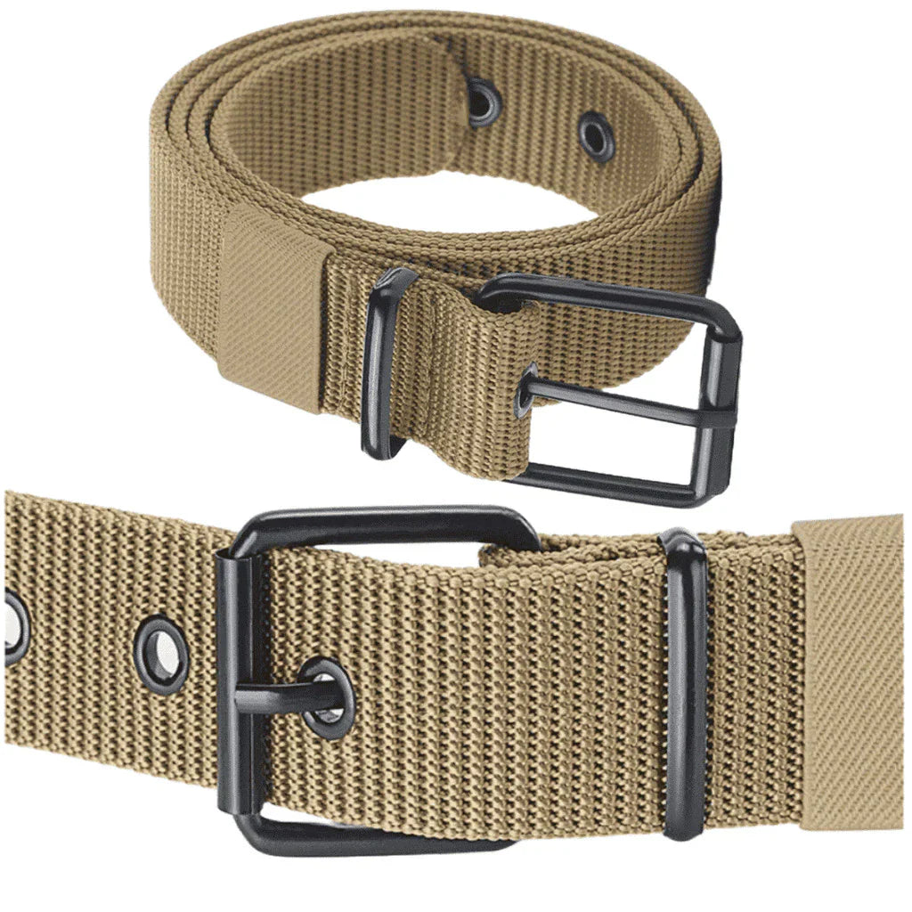 Kit 10 cintos de lona homem simples de nylon calças de cowboy